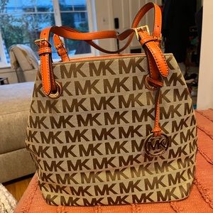 Michael Kors Original Bag with orange trim